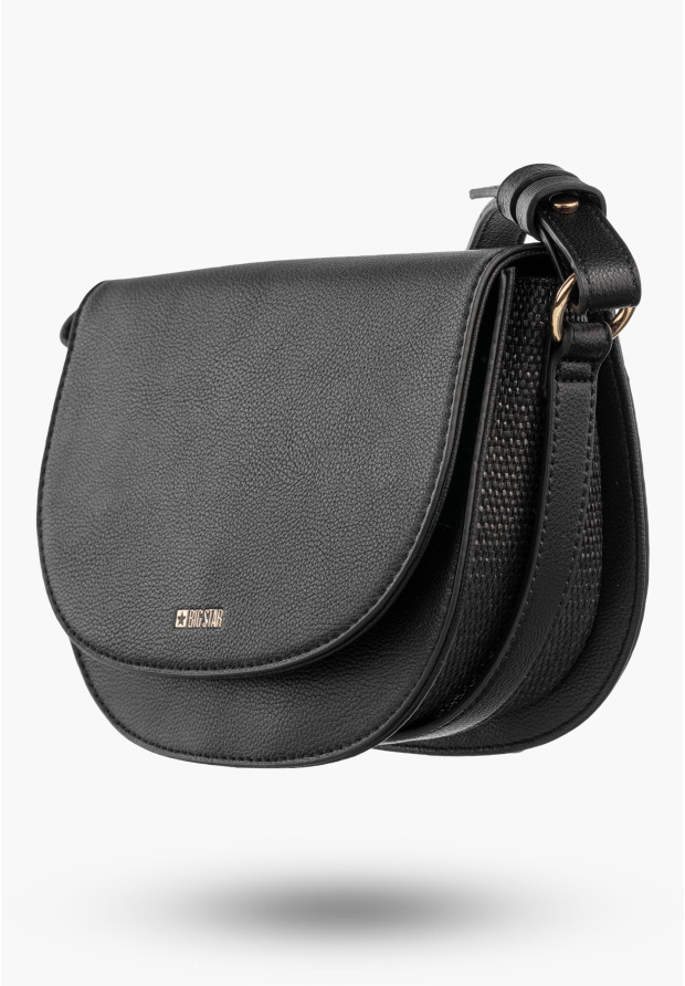 Torebka Damska BIG STAR Ekoskóra Na Ramię Elegancka Czarna RR574067