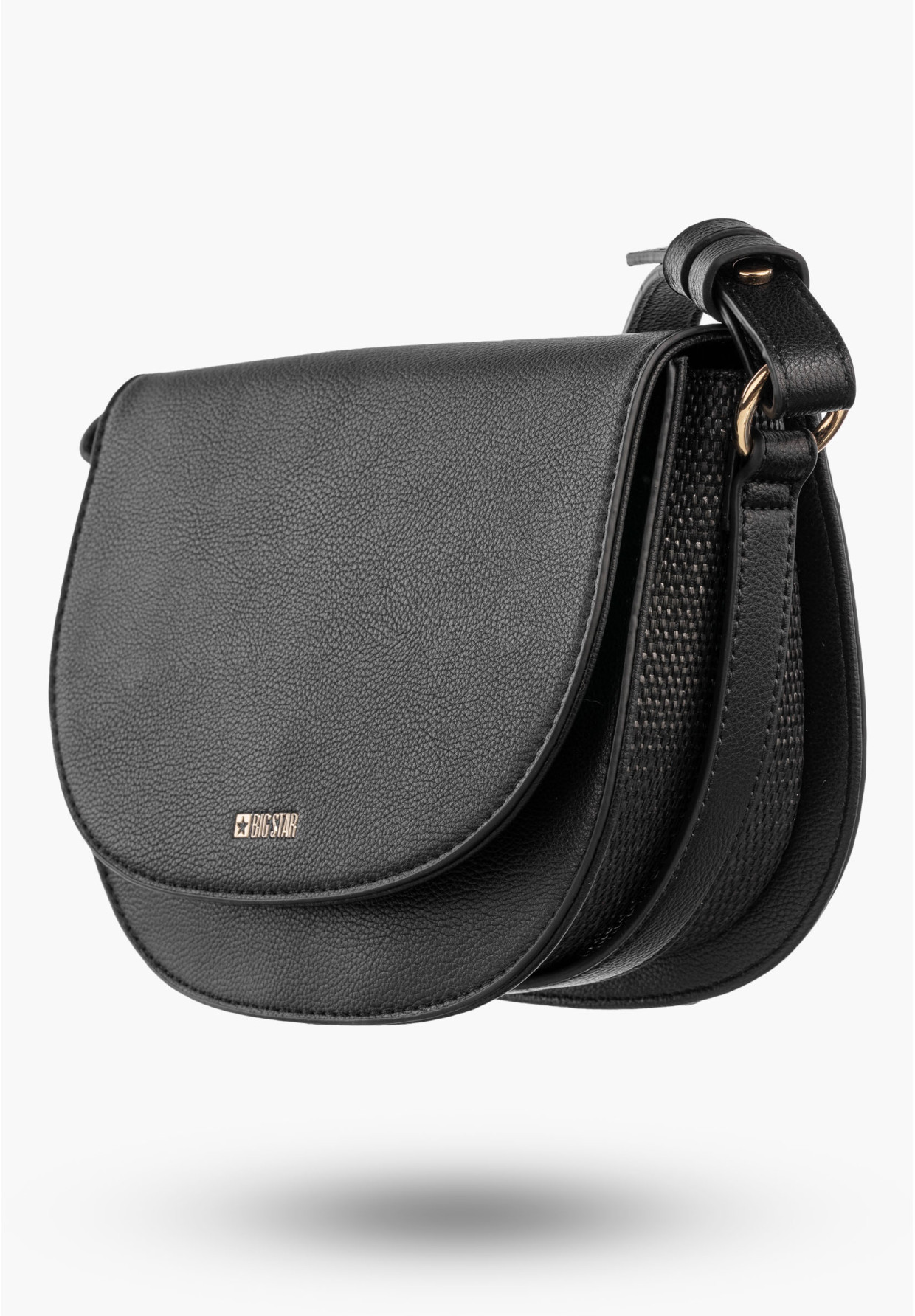 Torebka Damska BIG STAR Ekoskóra Na Ramię Elegancka Czarna RR574067