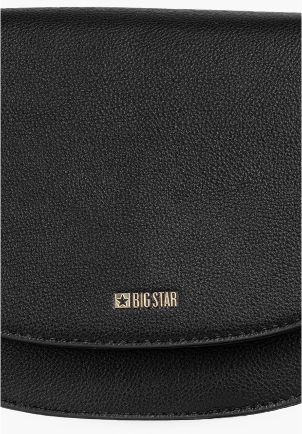 Torebka Damska BIG STAR Ekoskóra Na Ramię Elegancka Czarna RR574067