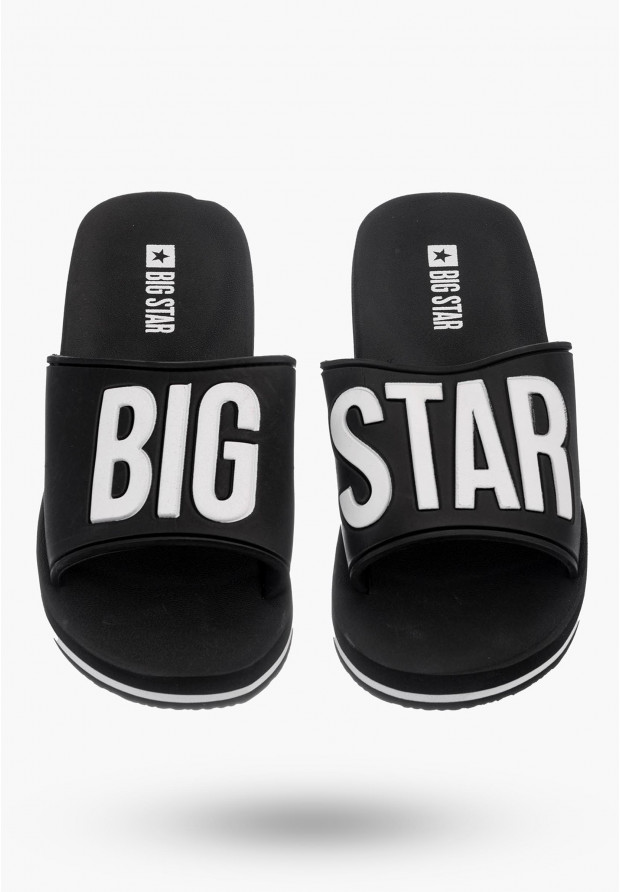 Klapki Damskie BIG STAR Czarne JJ274A321