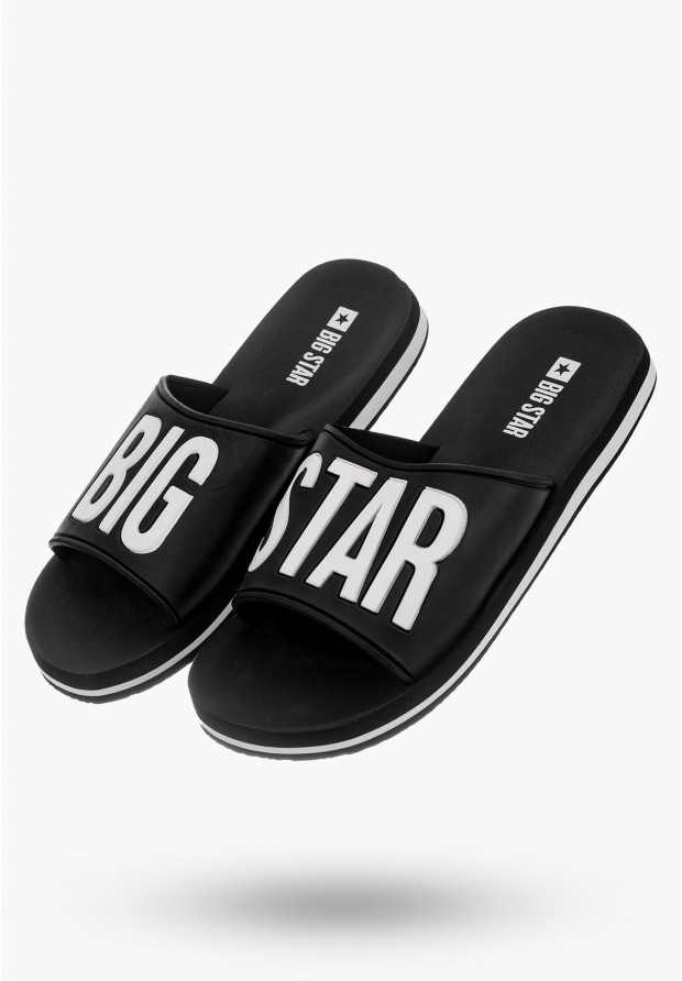 Klapki Damskie BIG STAR Czarne JJ274A321