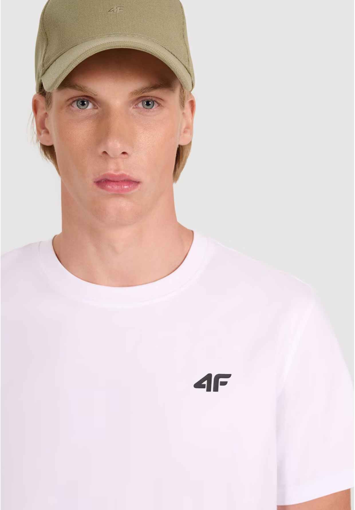 Koszulka Męska 4F T-shirt Basic Regular Biały 4FWMM00TTSHM2256