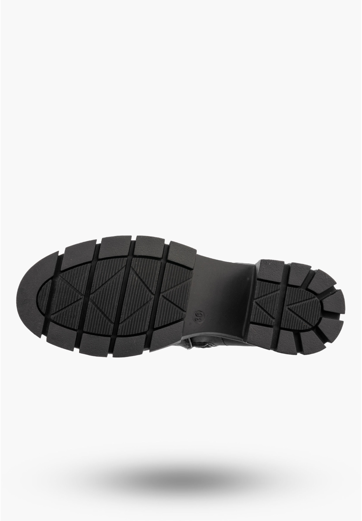 Botki Damskie Ekoskóra Buty Ocieplane Klasyczne Zimowe Modne Czarne Potocki 24-11308BK
