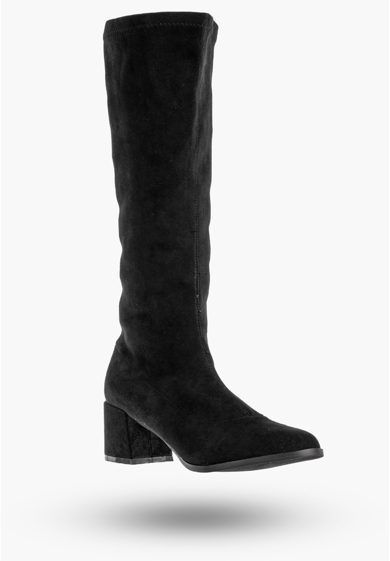 Kozaki Damskie Przed Kolano Buty Długie Zimowe Na Obcasie Czarne Filippo DKZ932/22BK