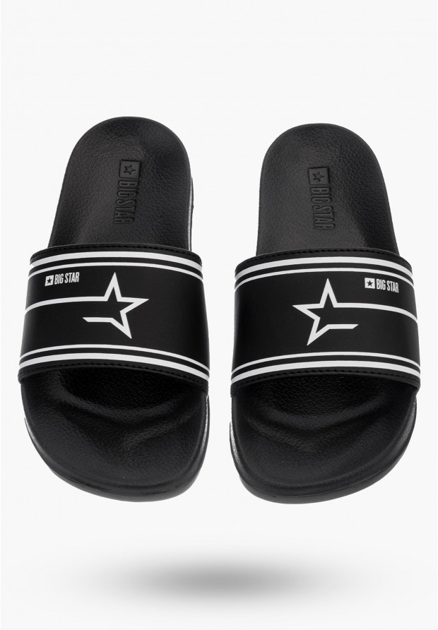 Klapki Damskie BIG STAR Czarne MM274705