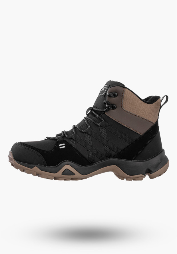 Buty Męskie Trekkingowe Sportowe SoftShell Wysokie Brązowe DK VB17782