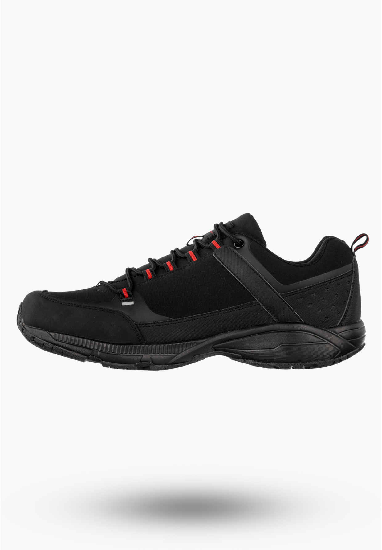 Trekkingi Męskie Buty Sportowe Niskie Aqua Soft Shell Outdoor DK Czarne 1096