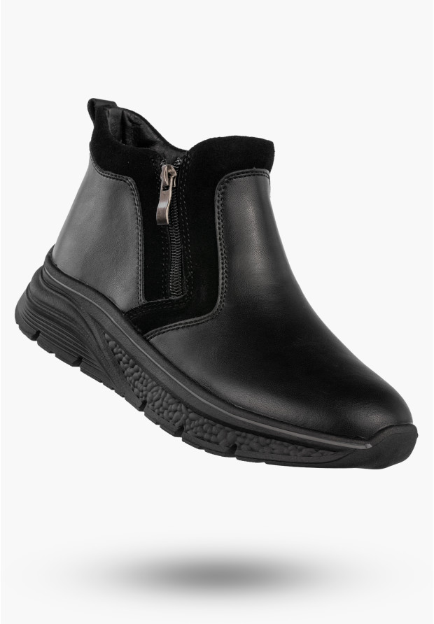 Botki Damskie Skórzane Buty...