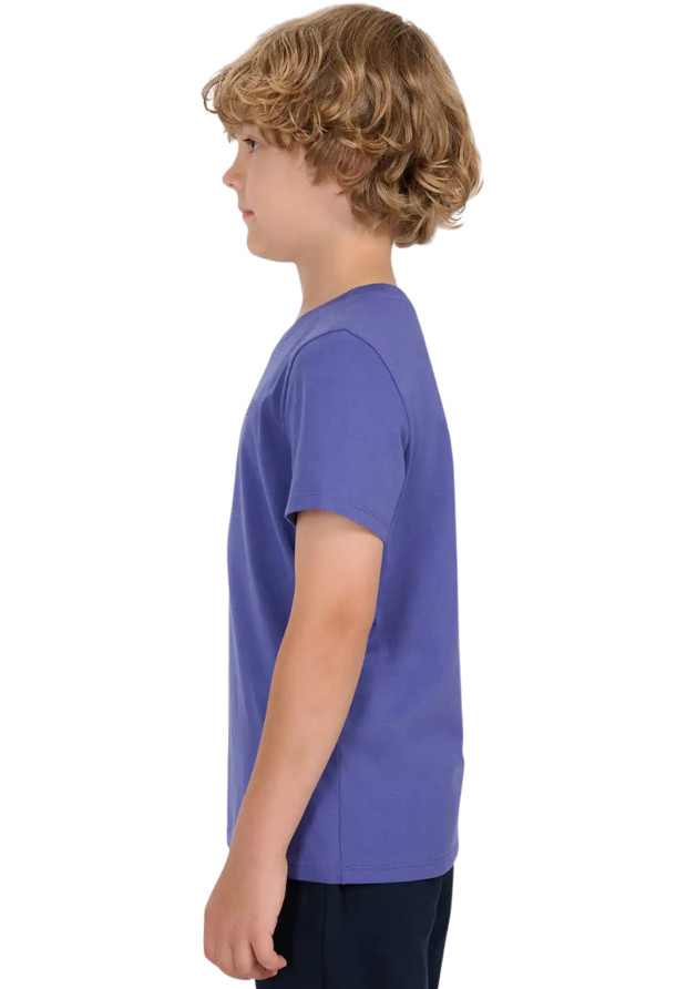 Koszulka Chłopięca 4F T-shirt Z Logo Niebieski 4FJWAW25TTSHM2399