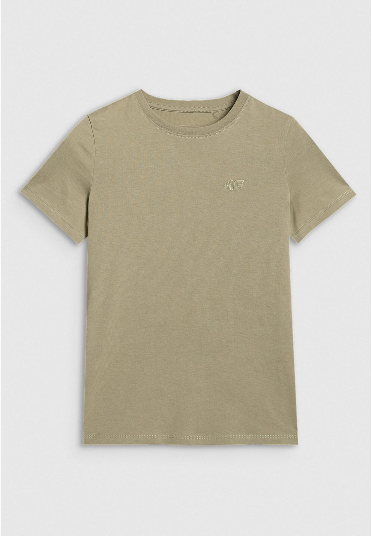 Koszulka Chłopięca 4F T-shirt Z Logo Jasna Zieleń 4FJWAW25TTSHM2399