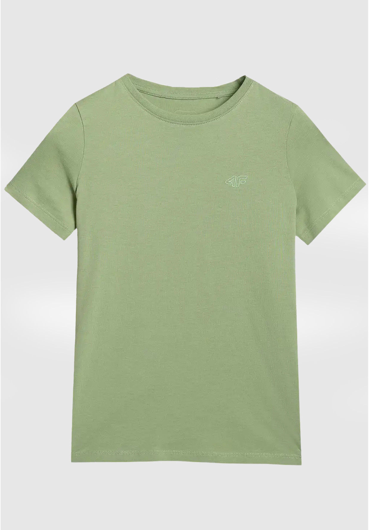 Koszulka Chłopięca 4F T-shirt Z Logo Mięta 4FJWAW25TTSHM2399