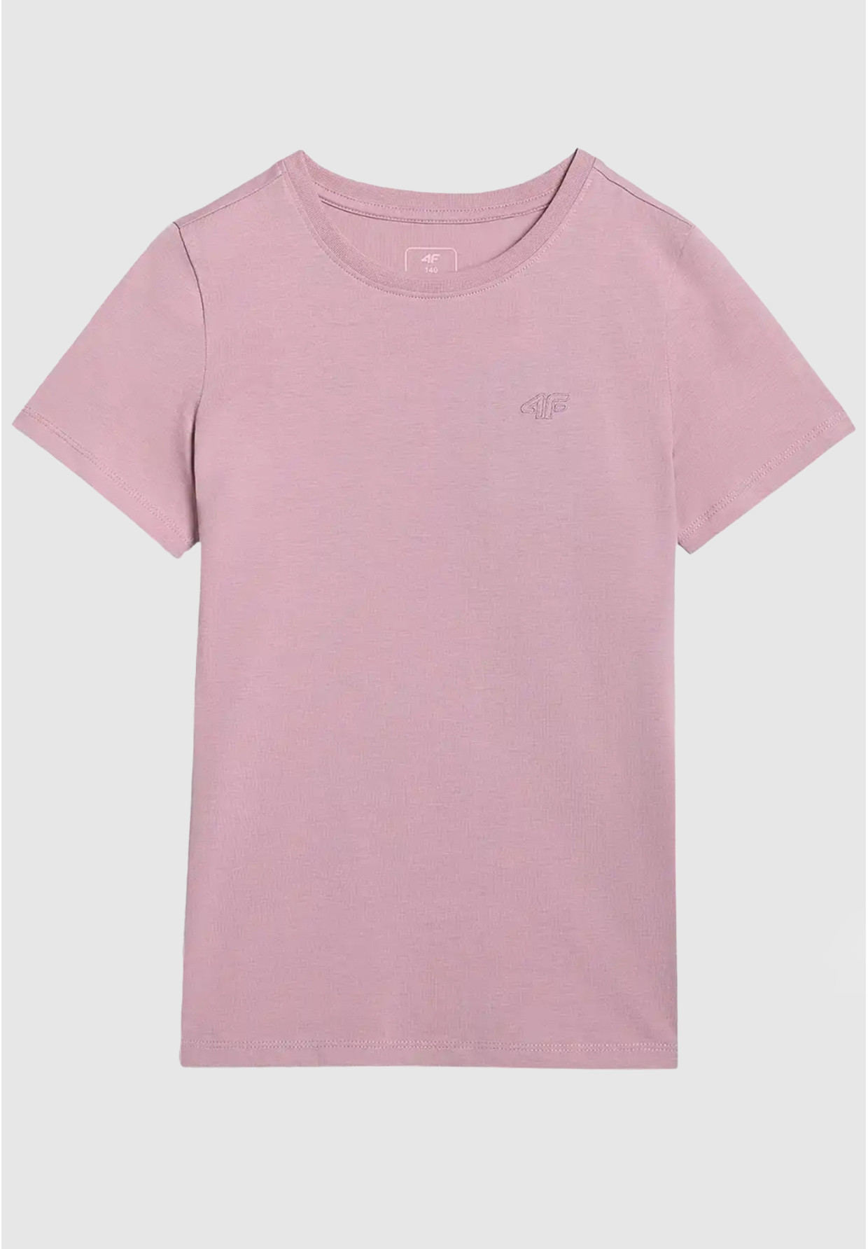 Koszulka Dziewczęca 4F T-shirt Bawełna Jasny Róż 4FJWAW25TTSHF2397