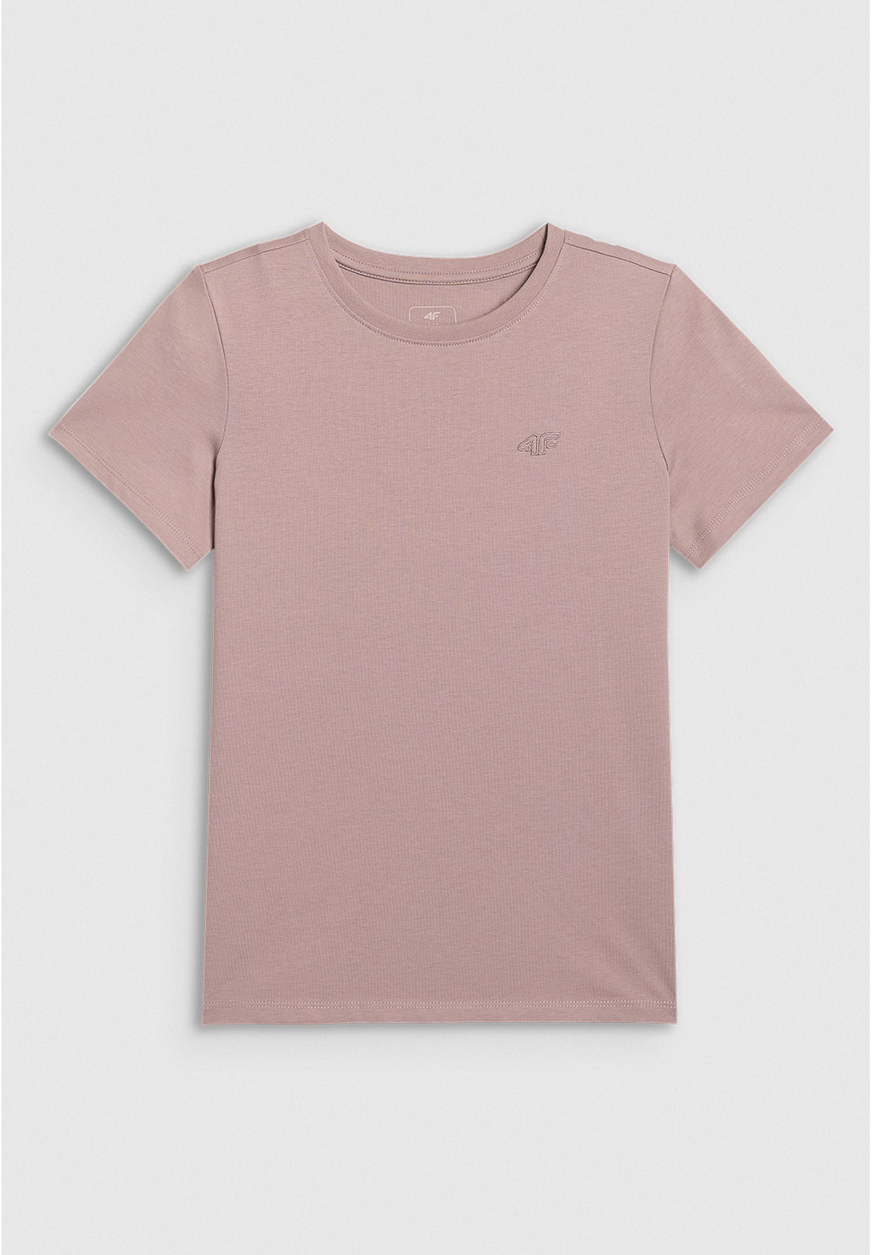 Koszulka Dziewczęca 4F T-shirt Bawełna Beżowy 4FJWAW25TTSHF2397