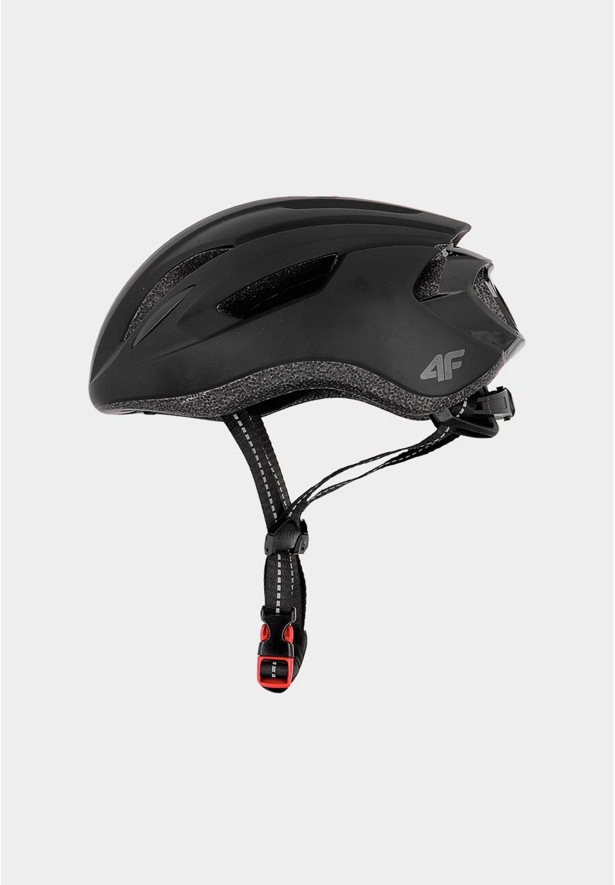 Kask Rowerowy 4F Sportowy Szosowy InMould Czarny 4FWSS24AHELU055