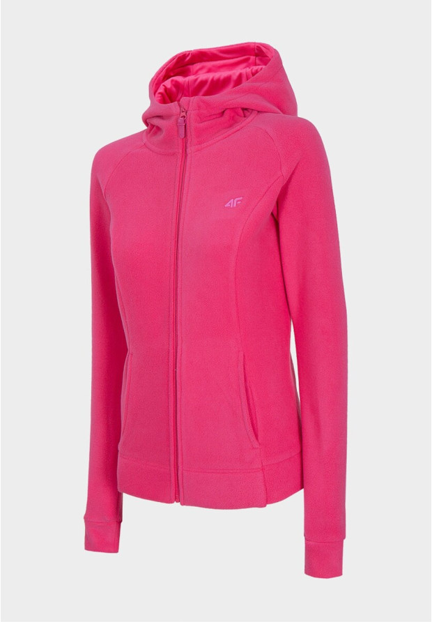 Polar Damski 4F Rozpinany Bluza Polarowa Różowa NOSH4-PLD002