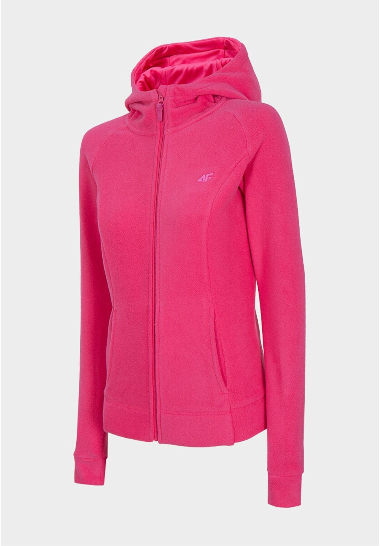 Polar Damski 4F Rozpinany Bluza Polarowa Różowa NOSH4-PLD002