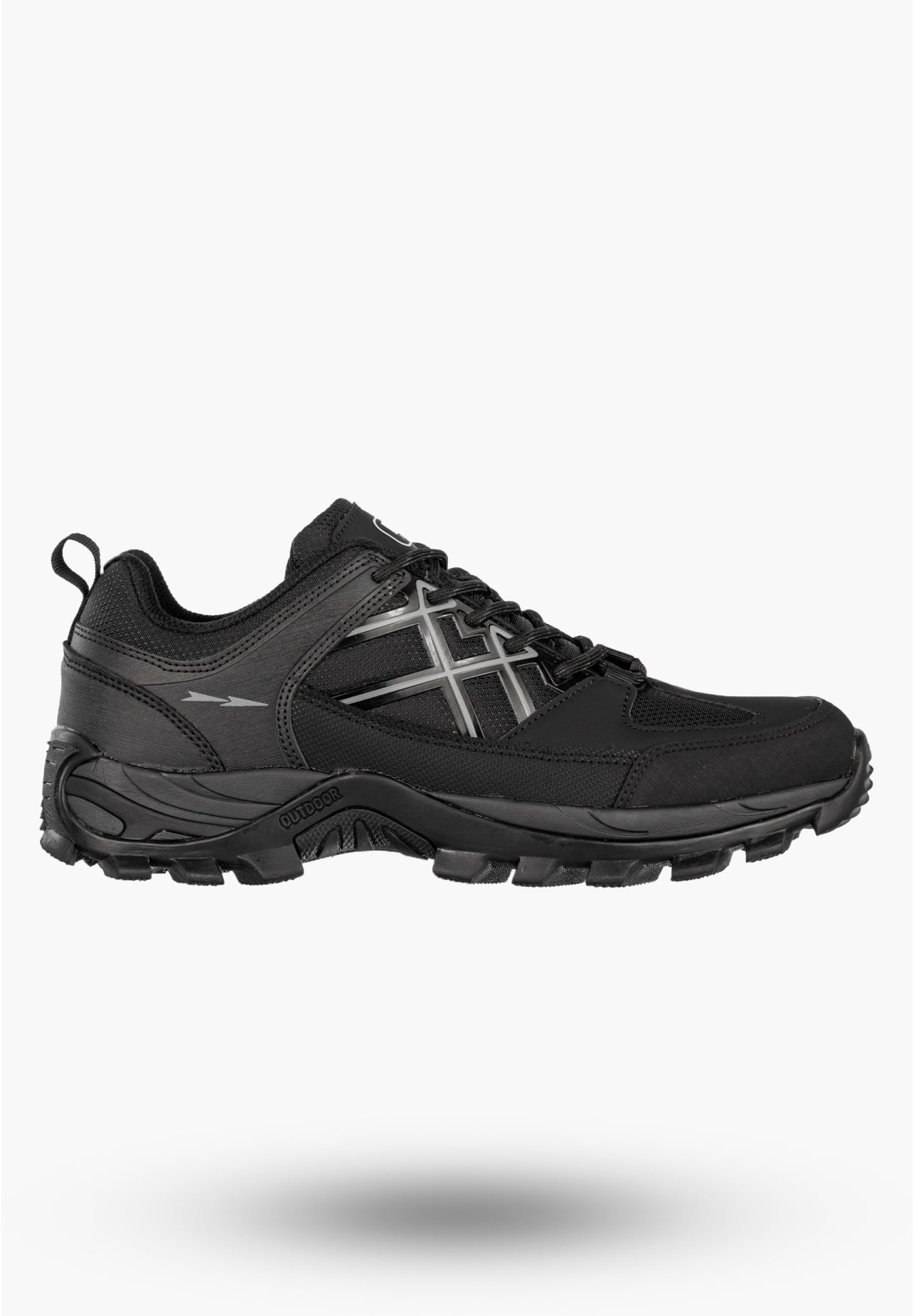 Sneakersy Męskie Buty Sportowe Niskie Półbuty Czarne DK Baron