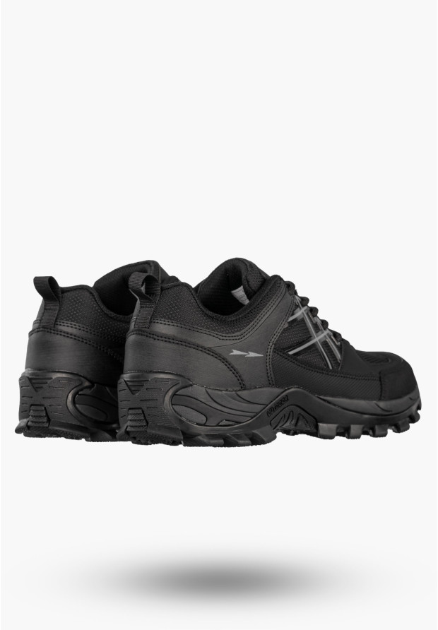 Sneakersy Męskie Buty Sportowe Niskie Półbuty Czarne DK Baron