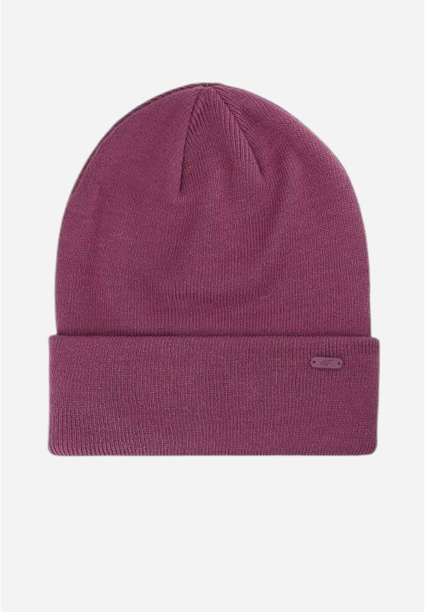 Różowa czapka zimowa 4F beanie