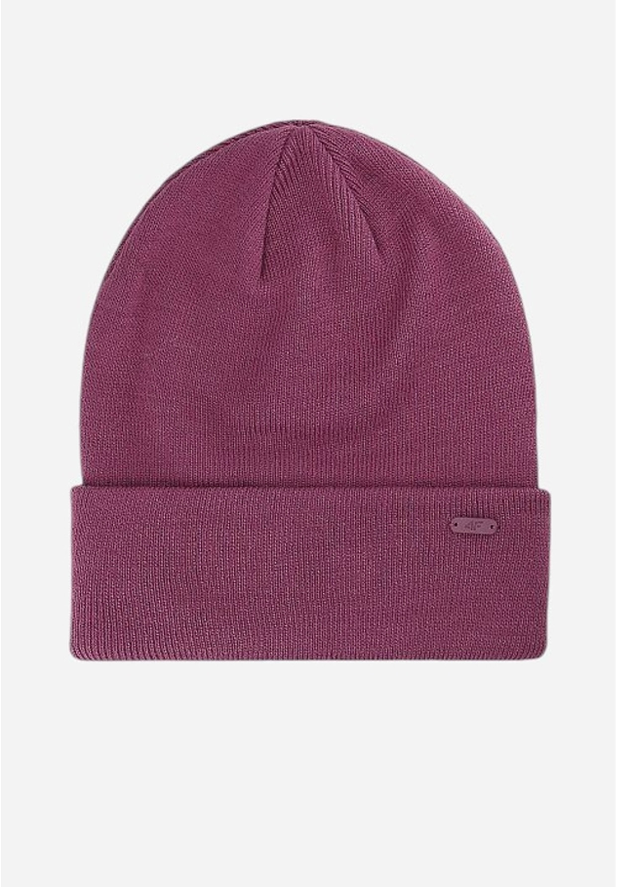 Czapka 4F Zimowa Beanie Damska Burgundowa 4FWAW25ACAPU622