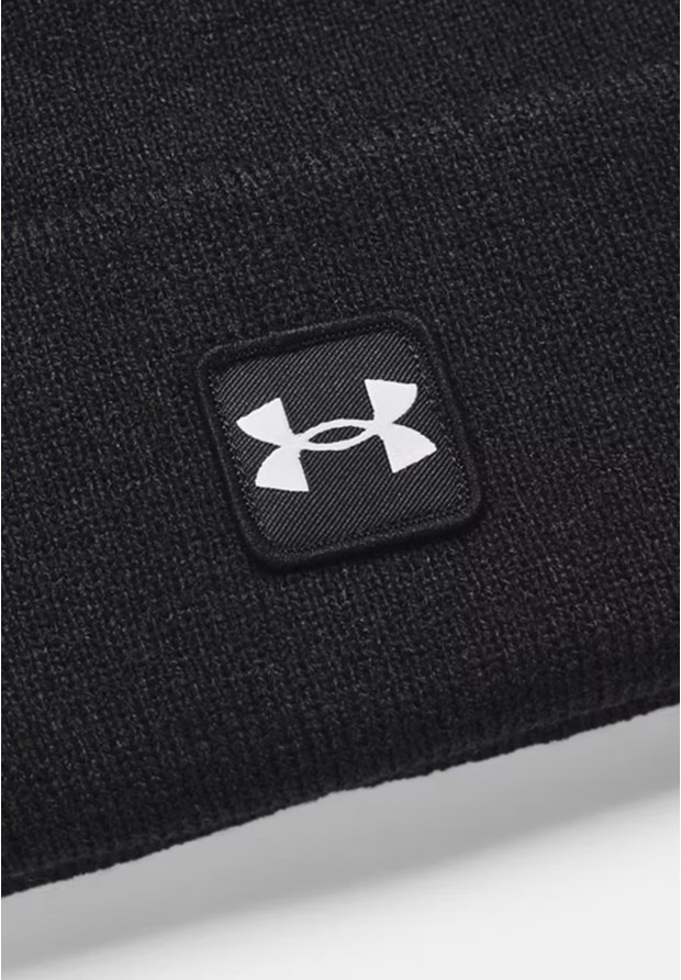 Czapka UNDER ARMOUR Czarna Zimowa Uniseks Beanie 1373155