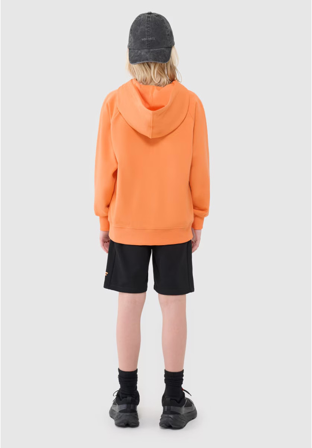 Bluza Chłopięca 4F z Kapturem Oversize Pomarańczowa 4FJWSS25TSWSM1712