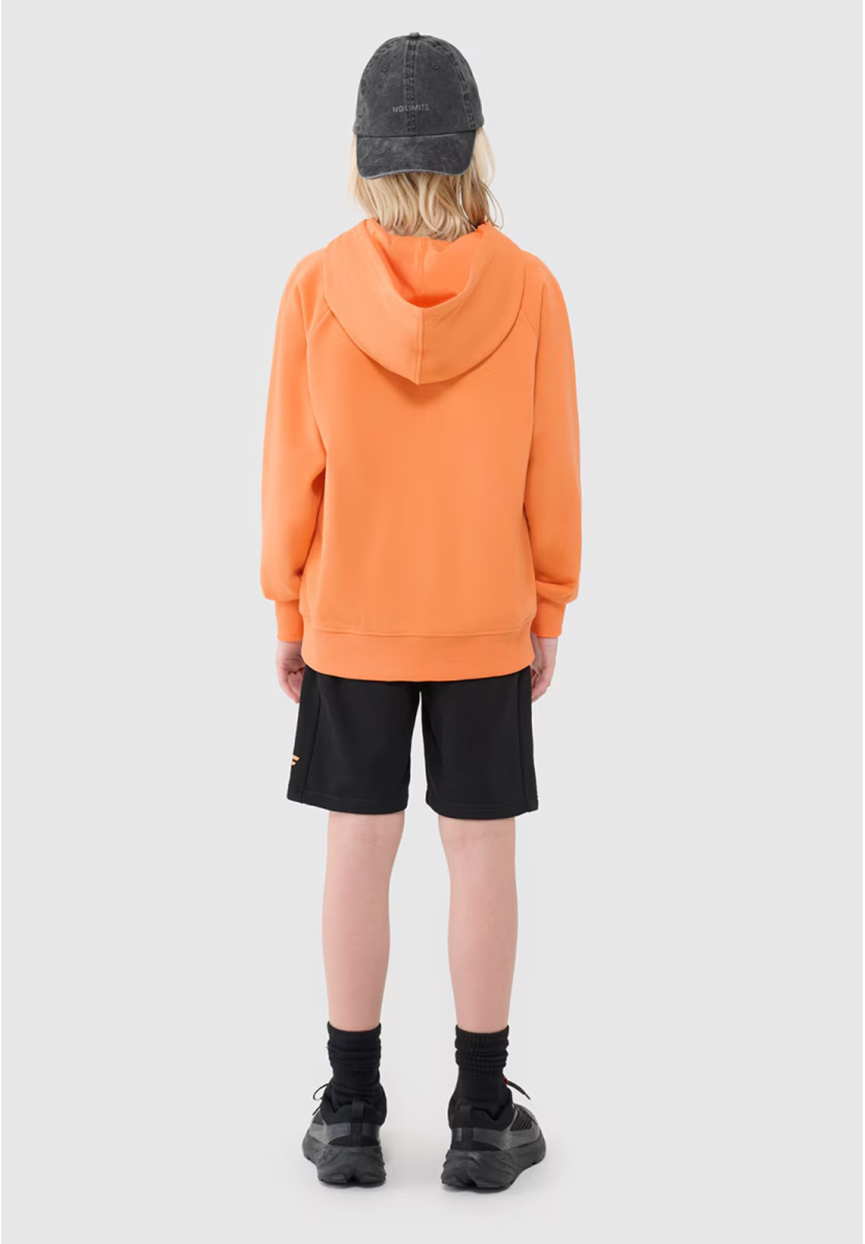 Bluza Chłopięca 4F z Kapturem Oversize Pomarańczowa 4FJWSS25TSWSM1712