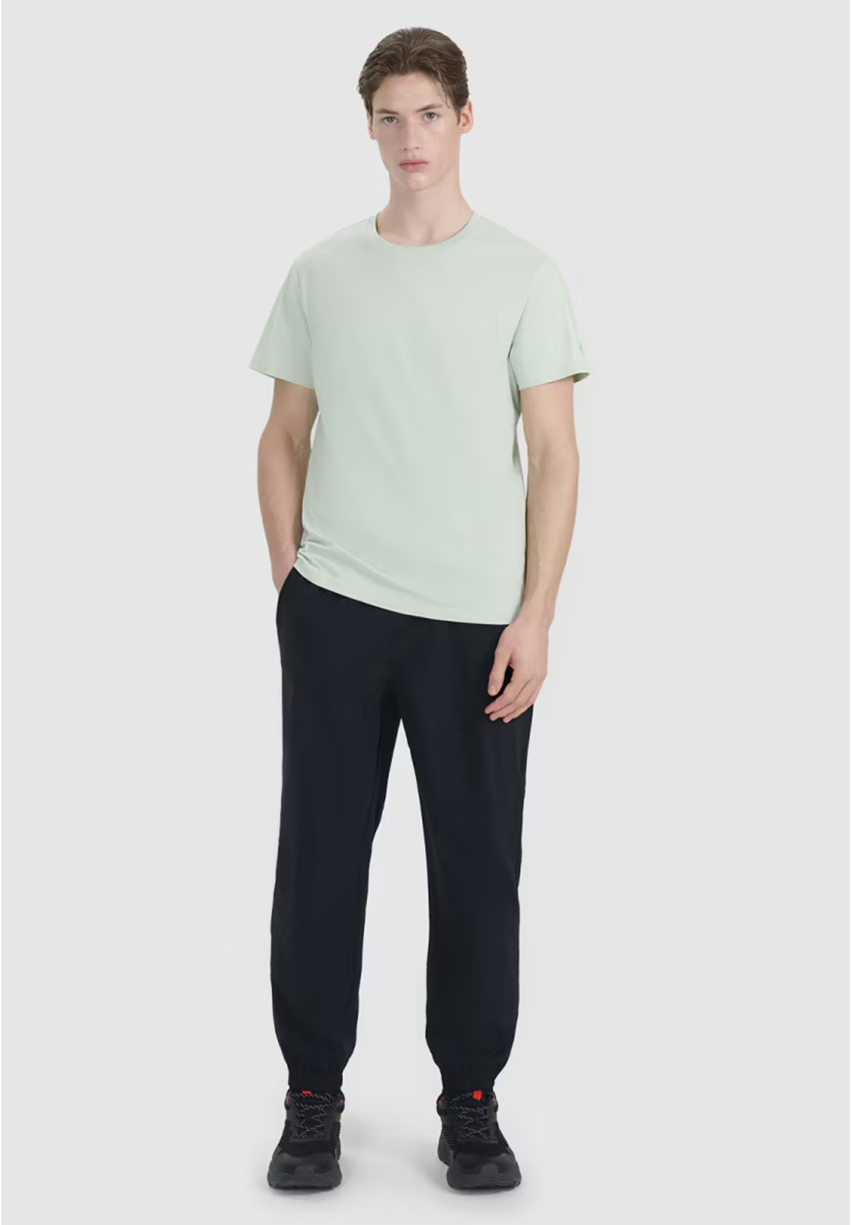 Koszulka Męska 4F T-shirt Z Nadrukiem Regular Miętowa 4FWSS25TTSHM2239