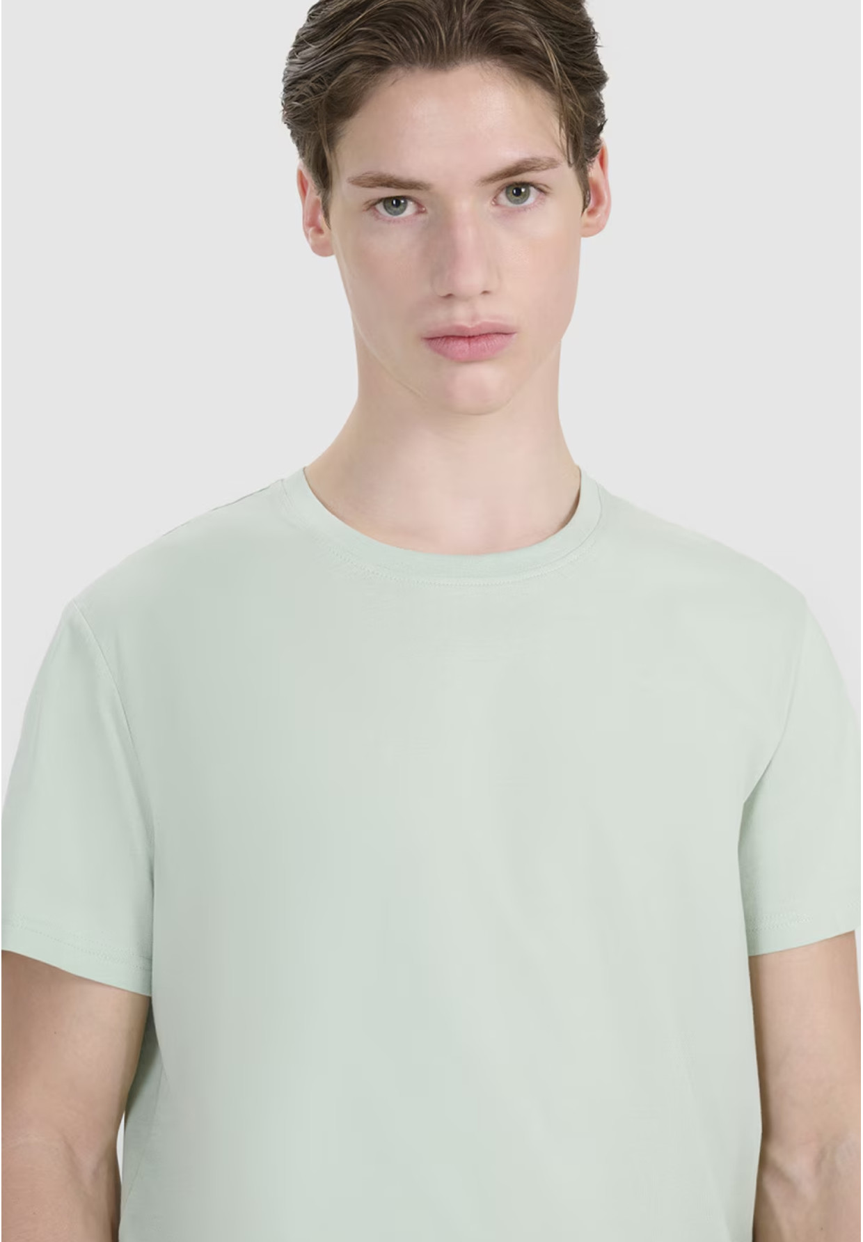 Koszulka Męska 4F T-shirt Z Nadrukiem Regular Miętowa 4FWSS25TTSHM2239