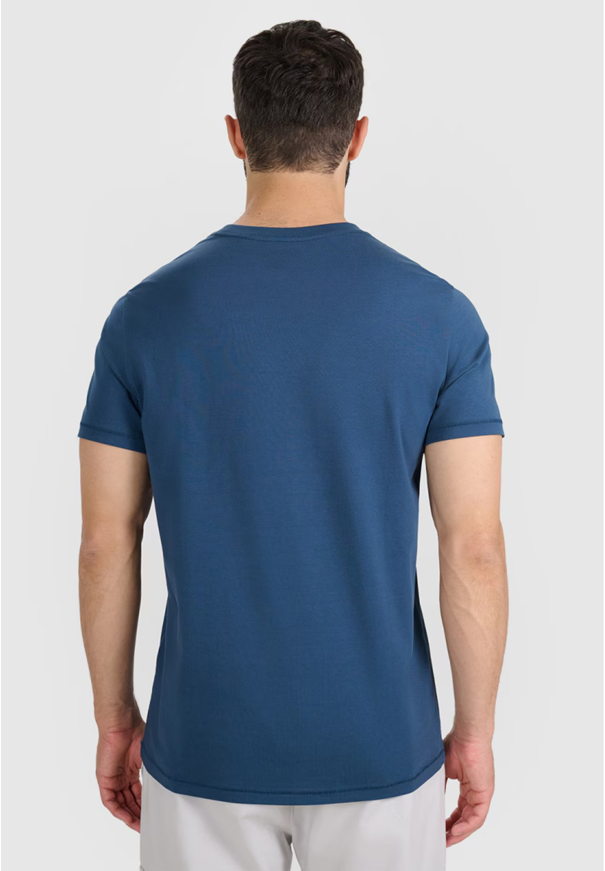 Koszulka Męska 4F T-shirt Z Nadrukiem Regular Turkusowa 4FWAW25TTSHM2359