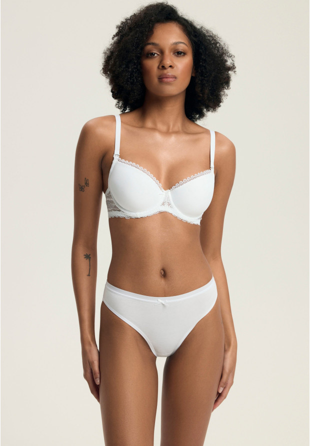 Biustonosz Damski Push-Up Klasyczny HENDERSON Julietta 23444-00X Biały