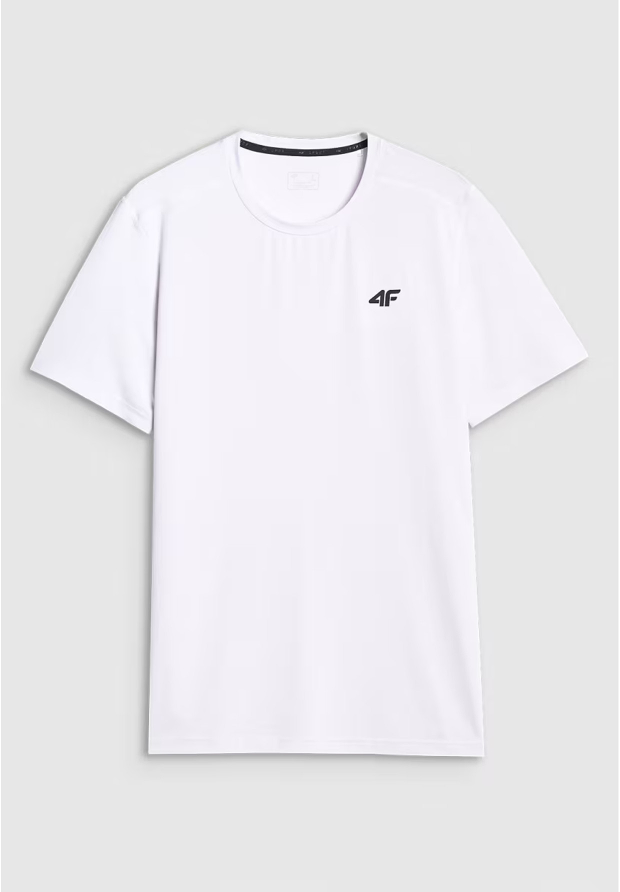 Koszulka Męska 4F T-shirt Treningowy Szybkoschnący Biały 4FWMM00TFTSM1830