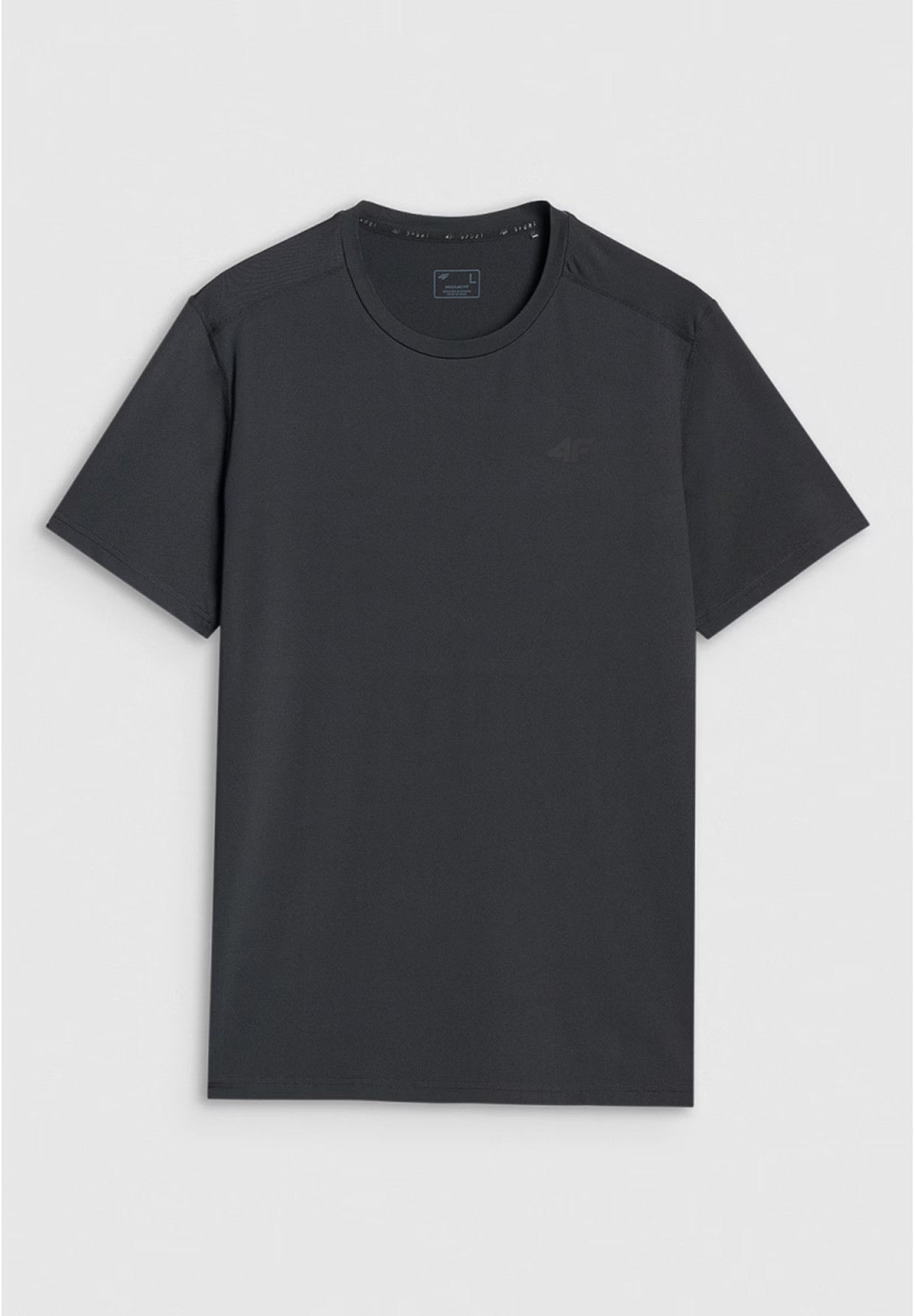 Koszulka Męska 4F T-shirt Treningowy Szybkoschnący Czarny 4FWMM00TFTSM1830