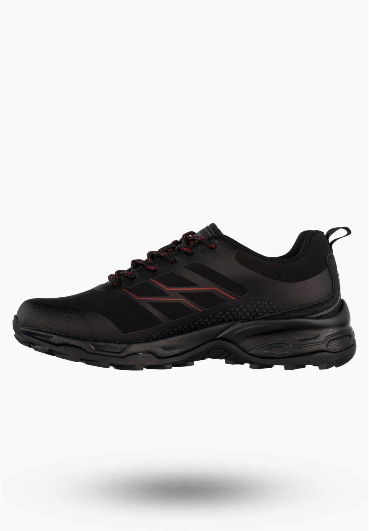 Buty Trekkingowe Sportowe Męskie Sneakersy Niskie Czarne DK Caldren