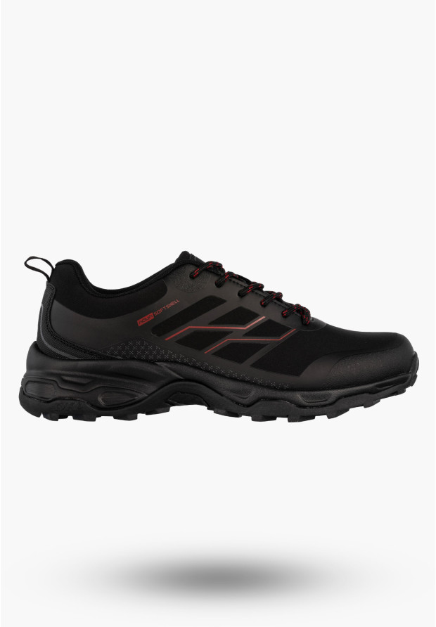 Buty Trekkingowe Sportowe Męskie Sneakersy Niskie Czarne DK Caldren