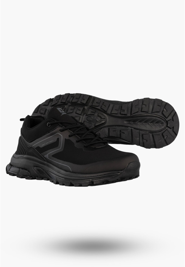 Buty Trekkingowe Sportowe Męskie Sneakersy Niskie Czarne DK Dakar