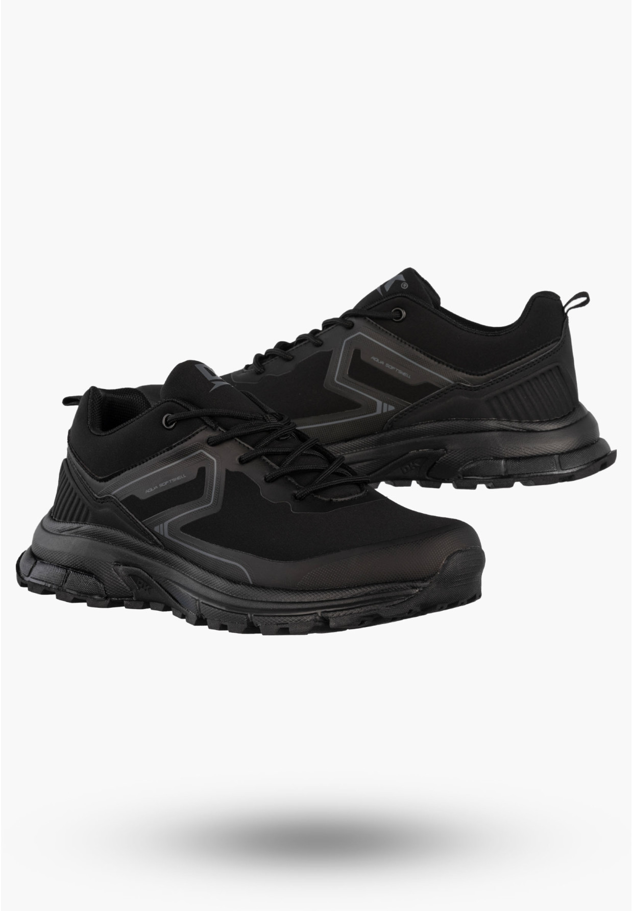 Buty Trekkingowe Sportowe Męskie Sneakersy Niskie Czarne DK Dakar
