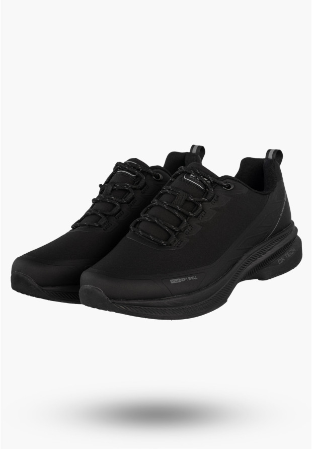 Buty Trekkingowe Sportowe Męskie Sneakersy Softshell Czarne DK Groot