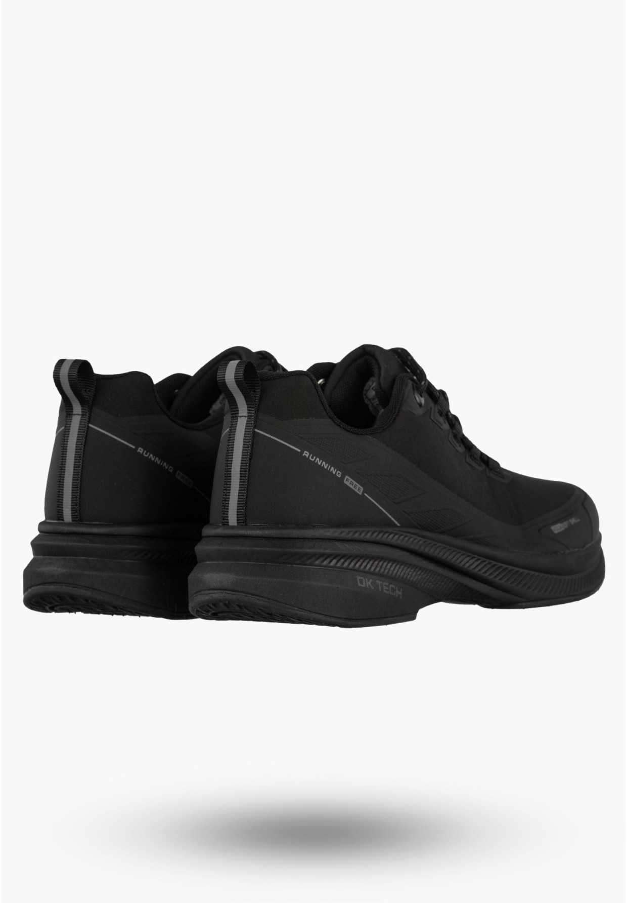Buty Trekkingowe Sportowe Męskie Sneakersy Softshell Czarne DK Groot