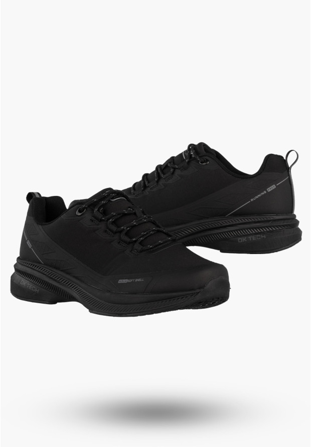Buty Trekkingowe Sportowe Męskie Sneakersy Softshell Czarne DK Groot