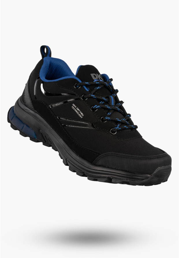 Damskie buty trekkingowe DK czarno-niebieskie