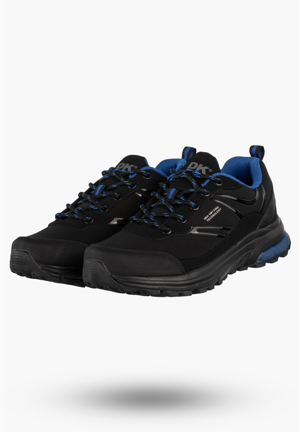 Buty Trekkingowe Damskie Sportowe Sneakersy Softshell Niskie Czarne DK Falcon