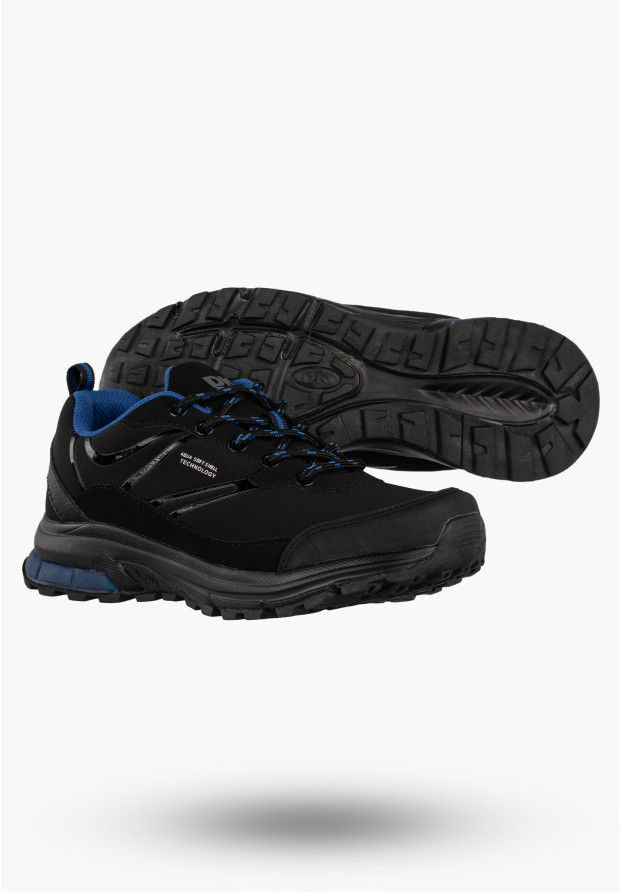 Buty Trekkingowe Damskie Sportowe Sneakersy Softshell Niskie Czarne DK Falcon