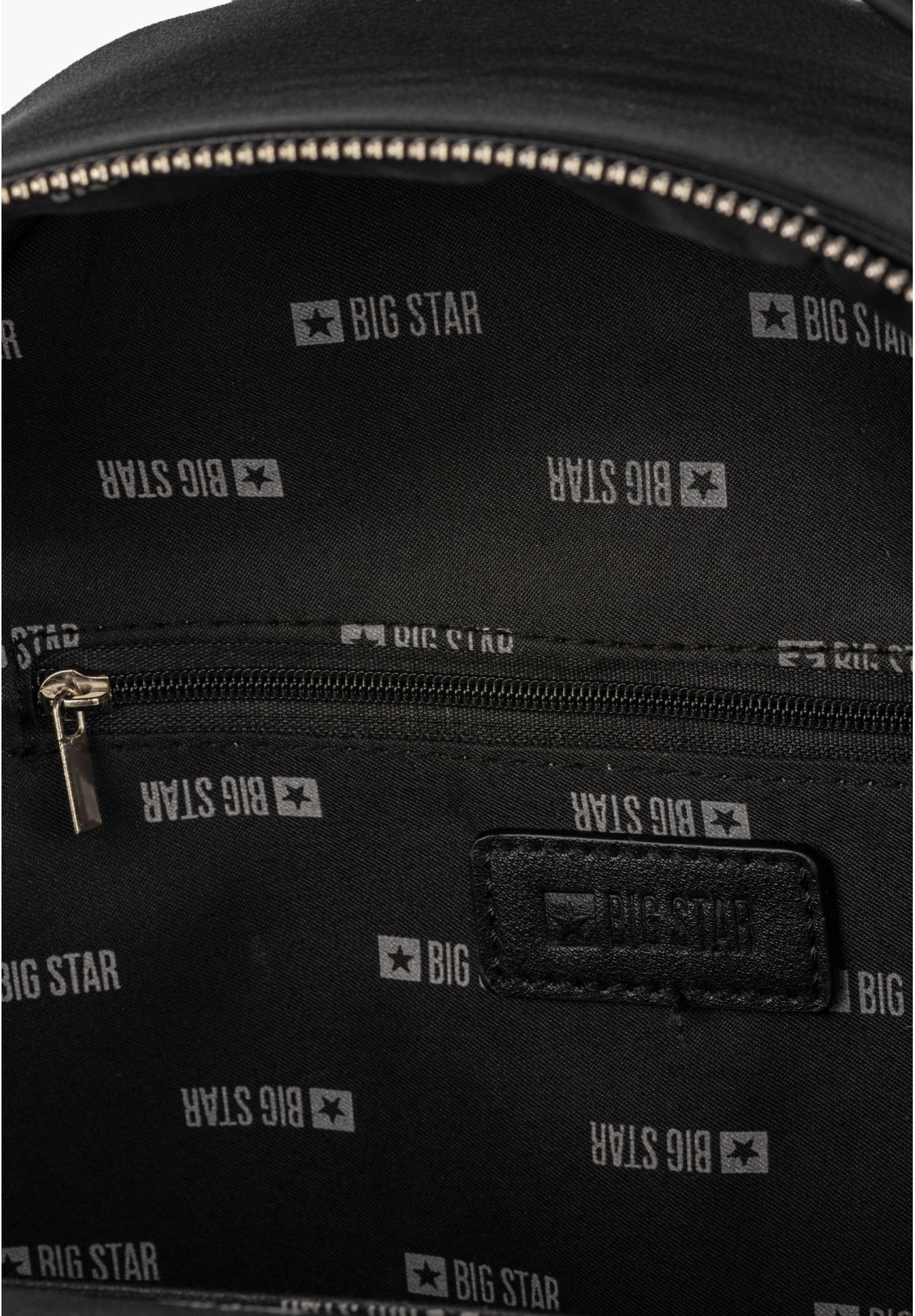 Plecak Damski BIG STAR Elegancki z saszetką Miejski Czarny LL574097