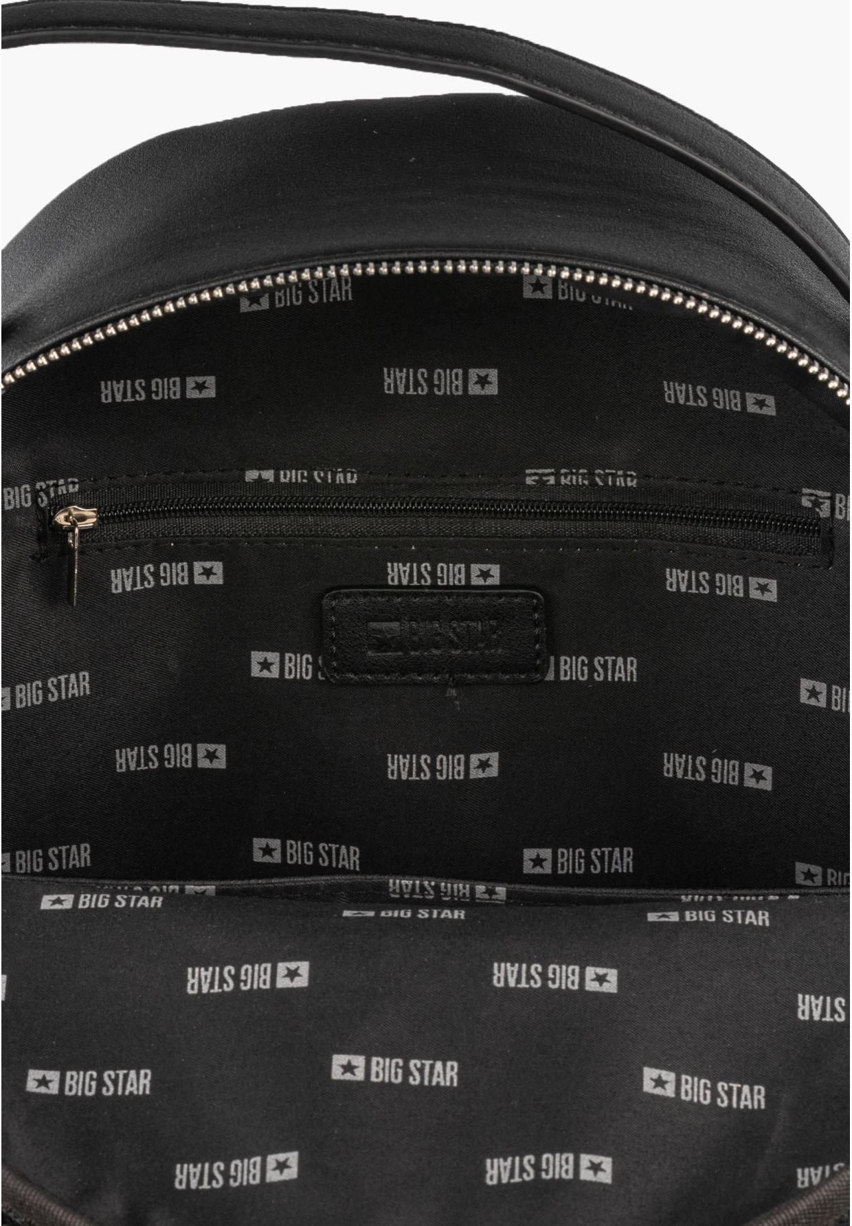 Plecak Damski BIG STAR Elegancki z saszetką Miejski Czarny LL574097