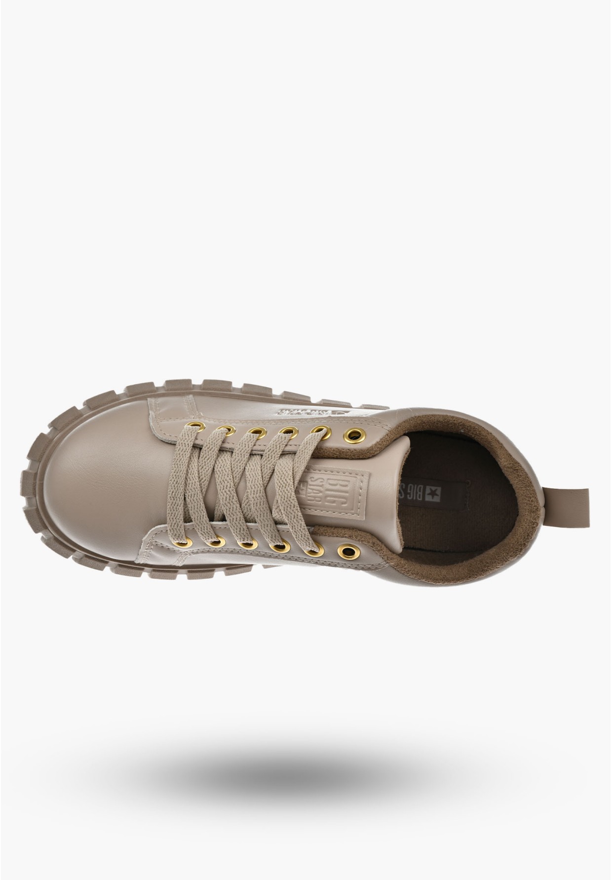 Sneakersy BIG STAR Damskie Beżowe MM274618