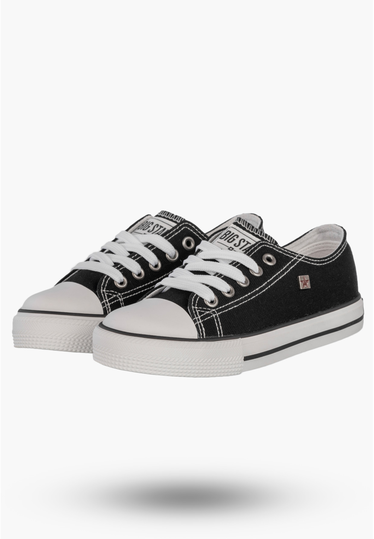 Trampki Dziecięce BIG STAR Czarne Buty Sznurowane DD374163