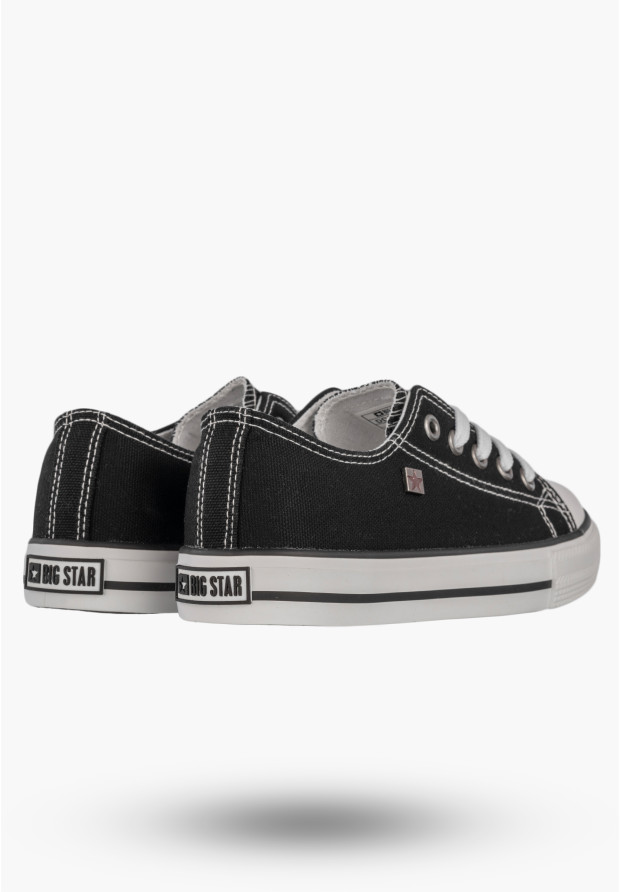 Trampki Dziecięce BIG STAR Czarne Buty Sznurowane DD374163