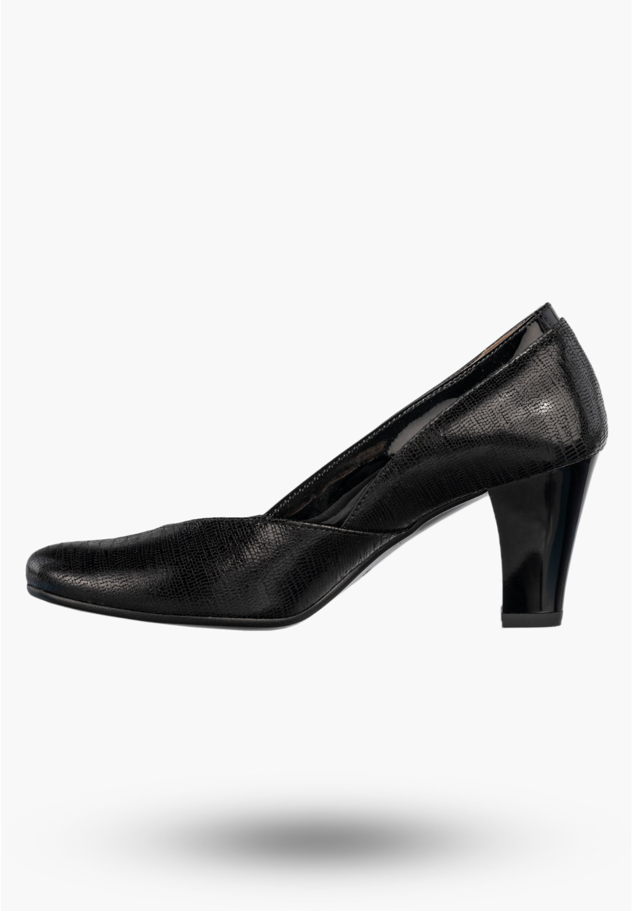 Czółenka Damskie Skórzane Buty Na Obcasie Eleganckie Darex Czarne