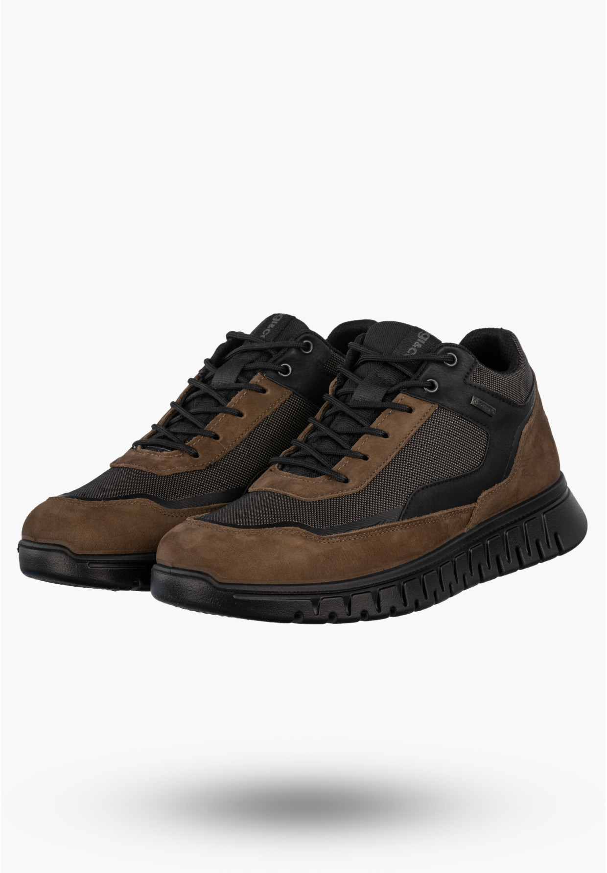 Sneakersy Męskie Skórzane Buty Wodoodporne Sportowe Brązowe IGI&CO 8619322